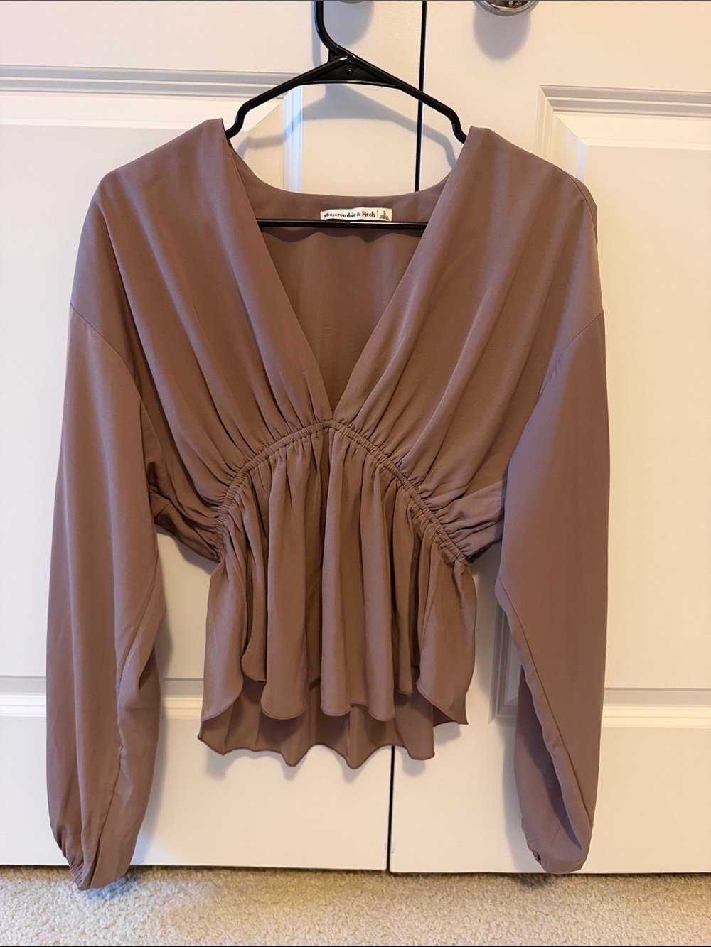 Abercrombie & Fitch taupe Long Sleeve